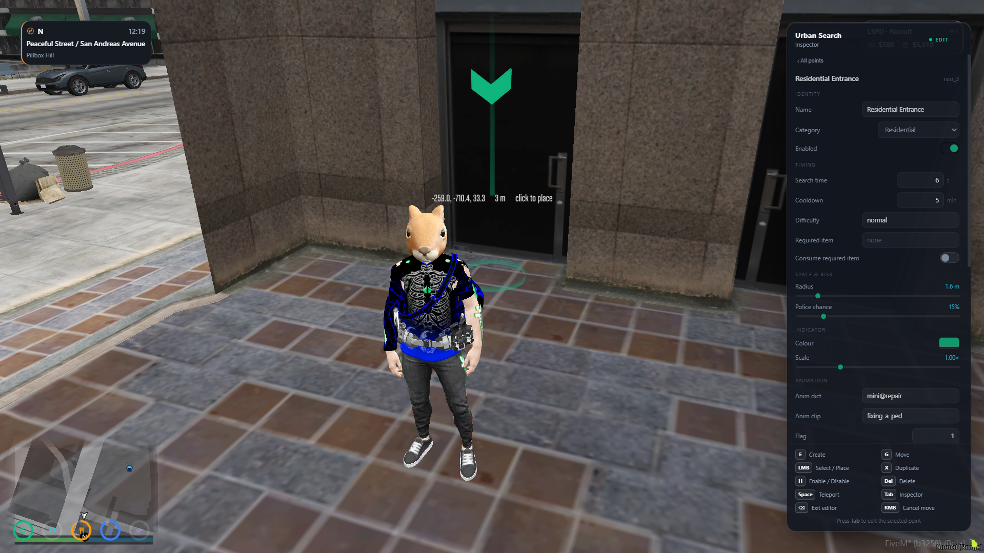 Vertex Urban Search