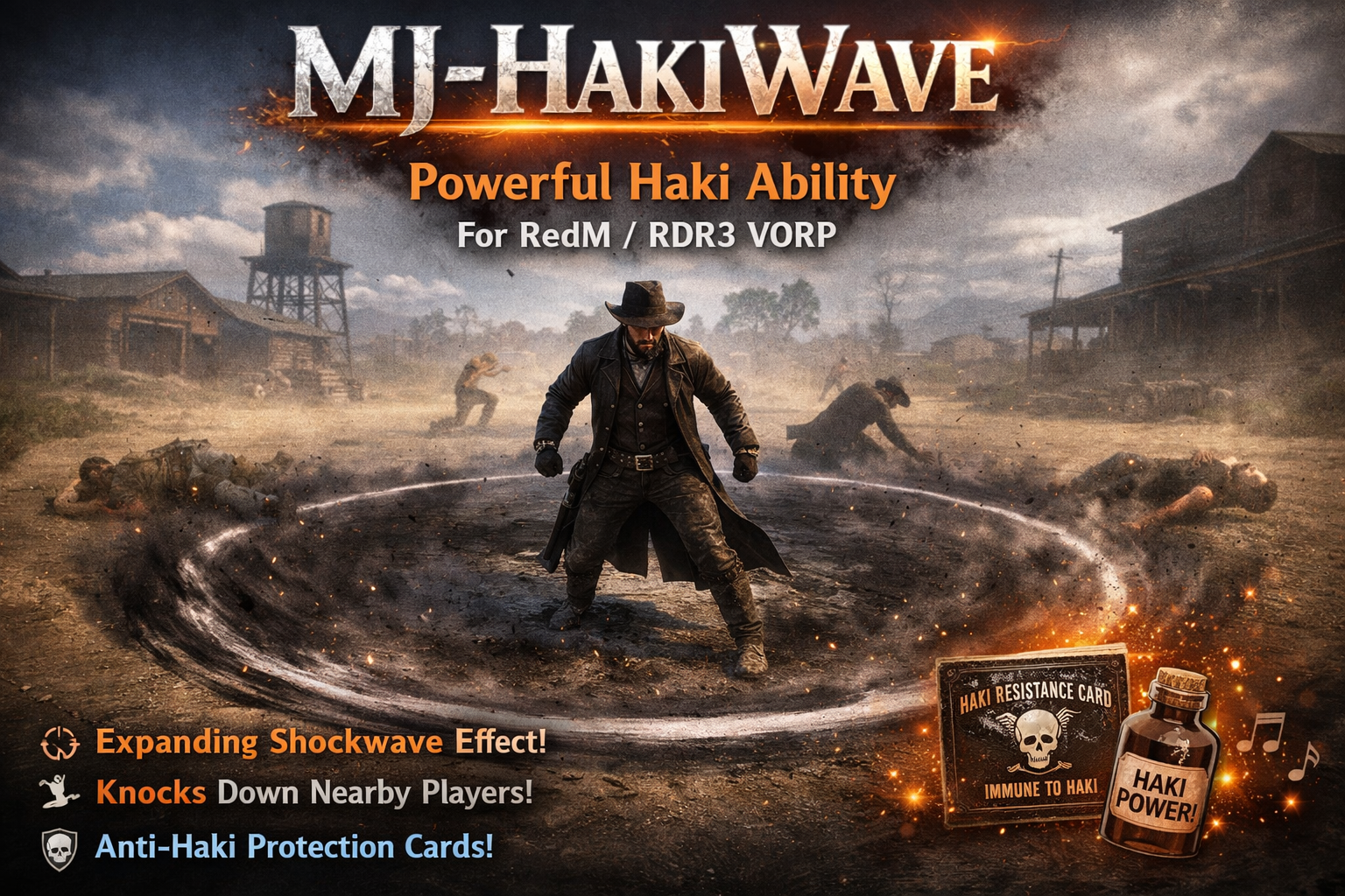 FREE MJ-HakiWave | Haki System for RedM / VORP