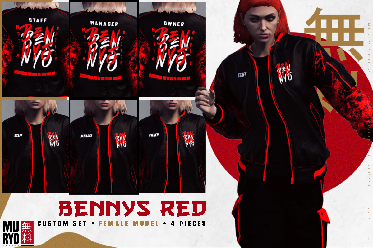 Bennys RED Outfit Pack