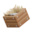 Dino Skull Crate — cosmetic Furniture - Dino Cats Fossils item on the NovaVoid Cat Civilization Minecraft server