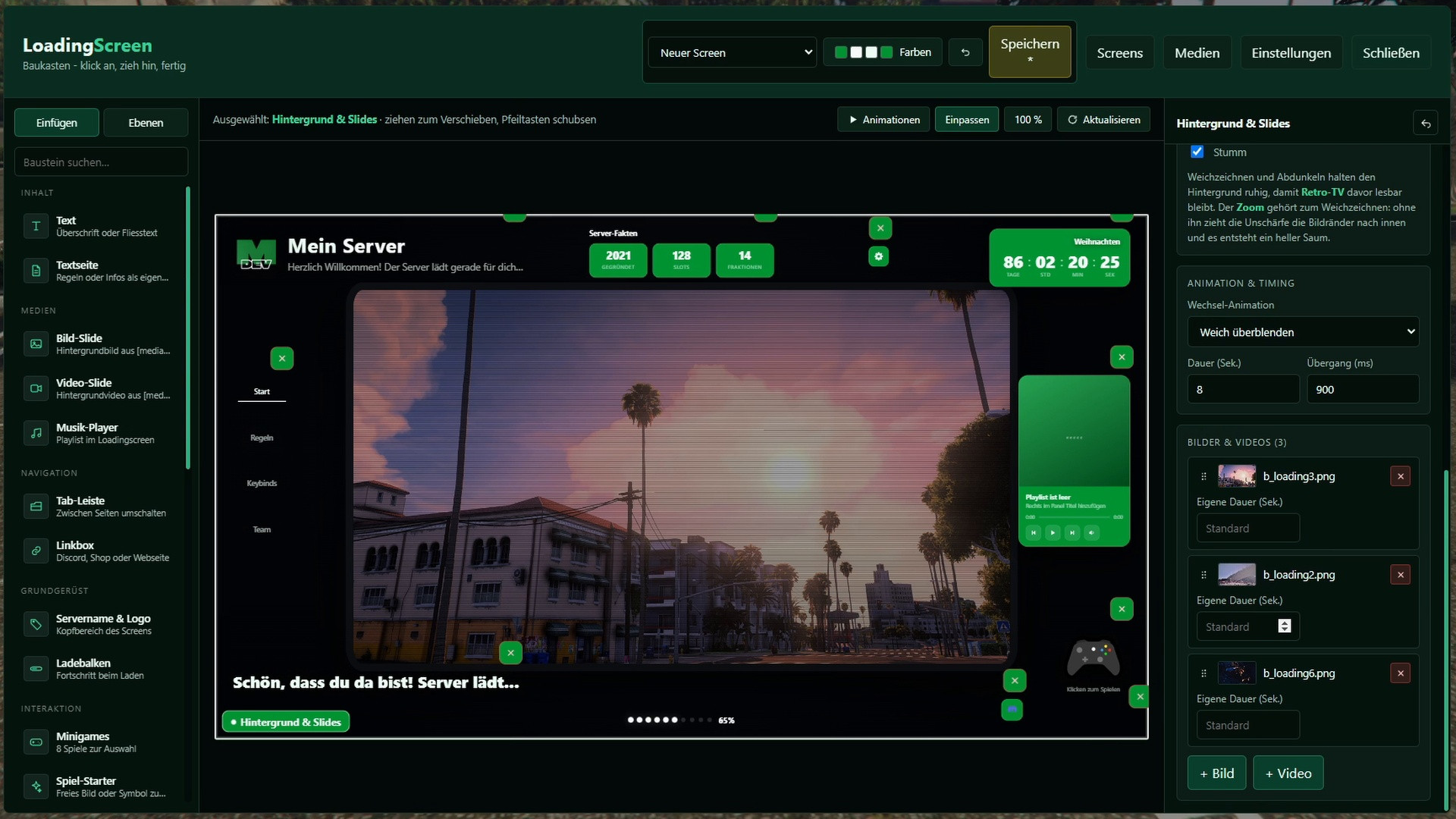 [Script][ESX & QB] IT_Loadingscreen | Baue dir dein Loadingscreen selber zusammen