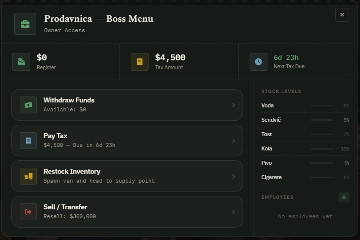 [ESCROW] SNX BUSINESS CREATOR