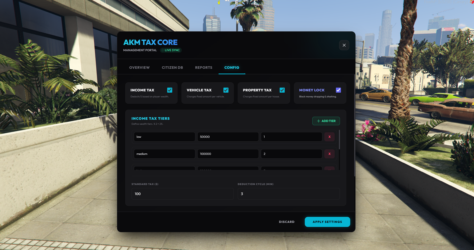 AKM Advanced Tax System (QB, Qbox, ESX)