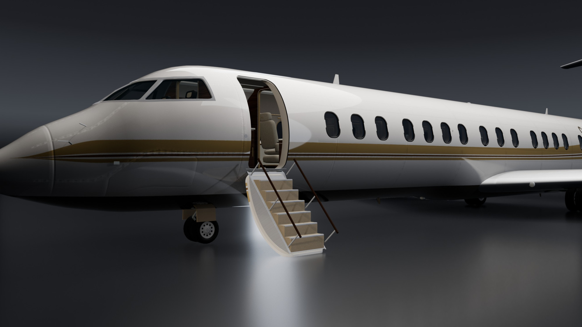 MS8000 | Ultra-Long-Range Luxury Business Jet | Walkable Cabin