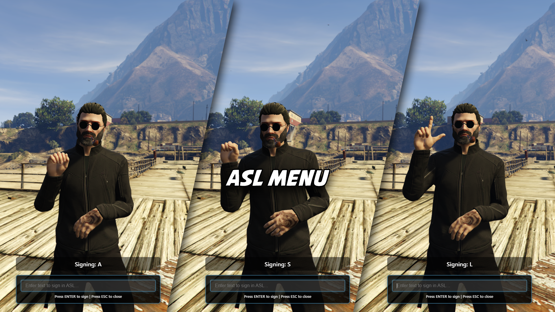 ASL Menu