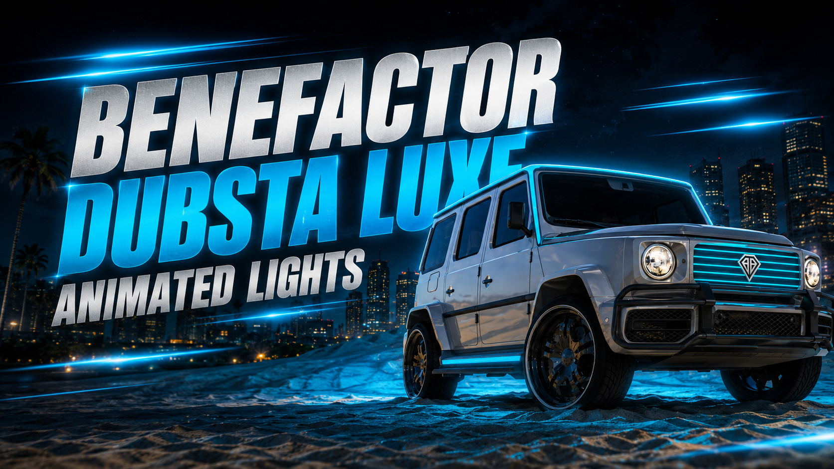 Benefactor Dubsta Luxe Animated Lights - FiveM Vehicle Pack - Lore-friendly GTA V Lore-Friendly for roleplay servers