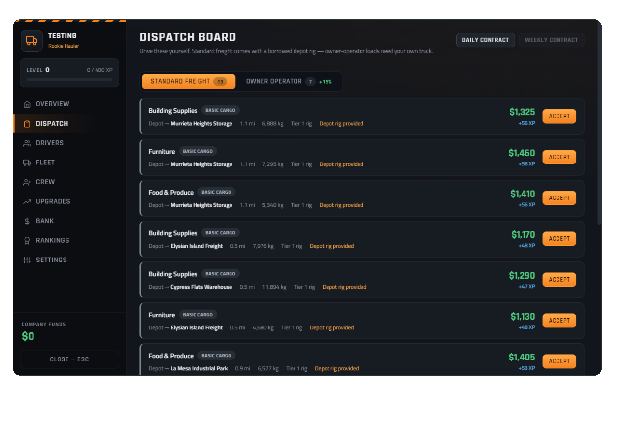 RCD Trucking (FREE)