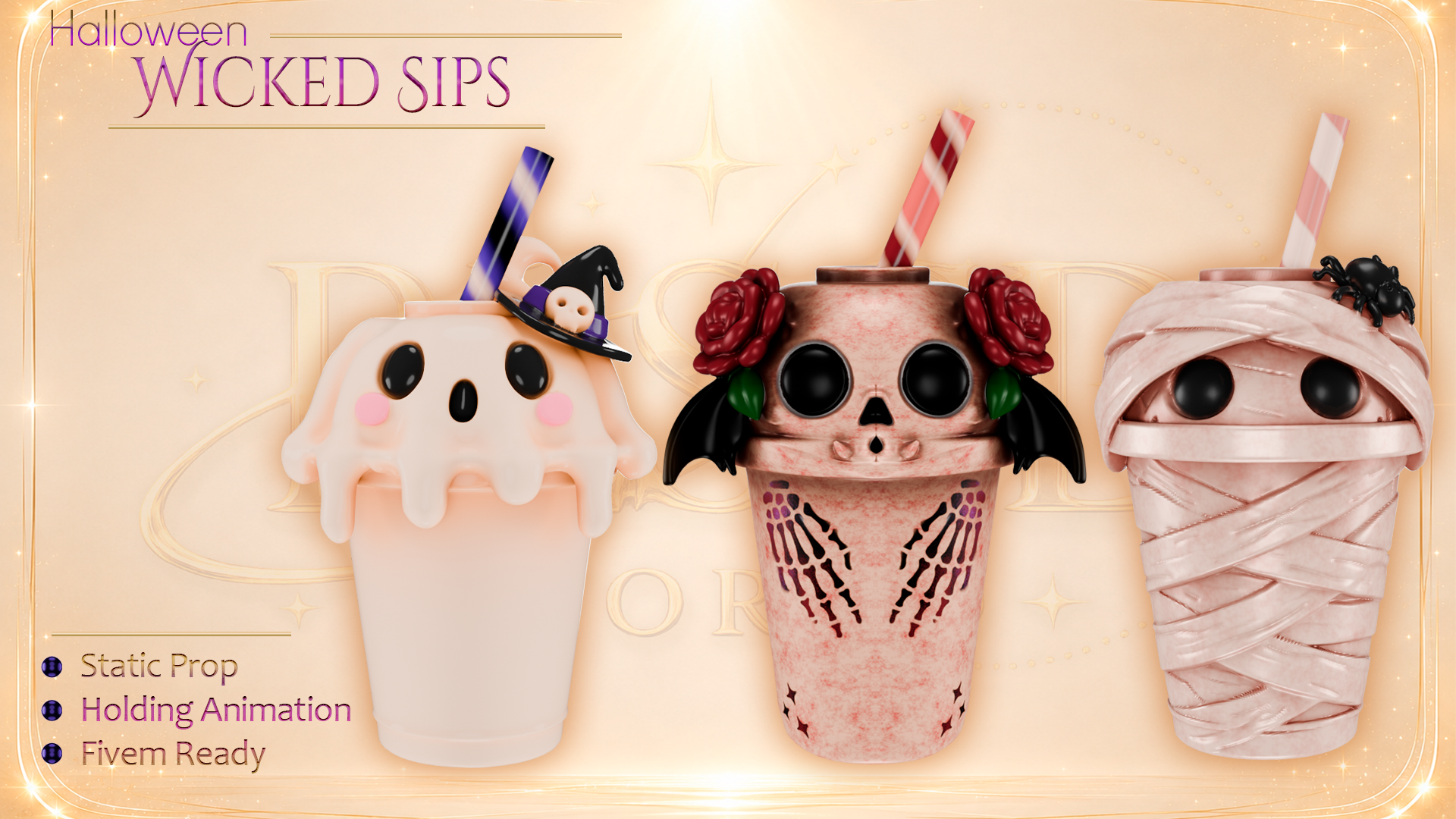 Wicked Sips Cup Prop Package