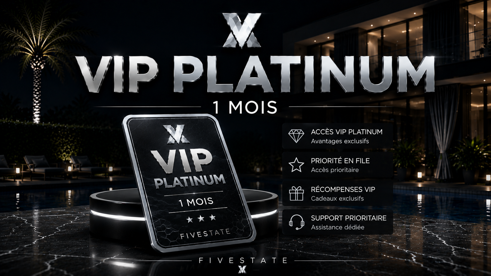 VIP PLATINUM - 1 MOIS