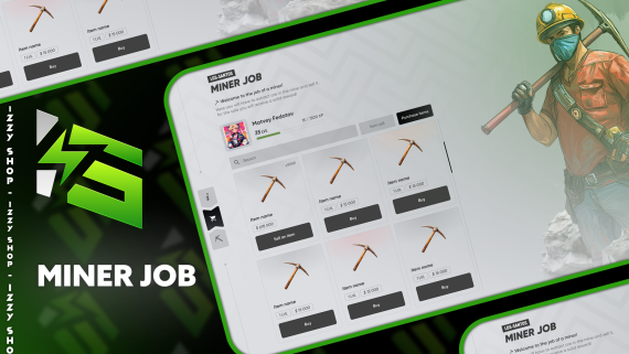 [Miner Job] ESCROW QBCORE ESX QBOX