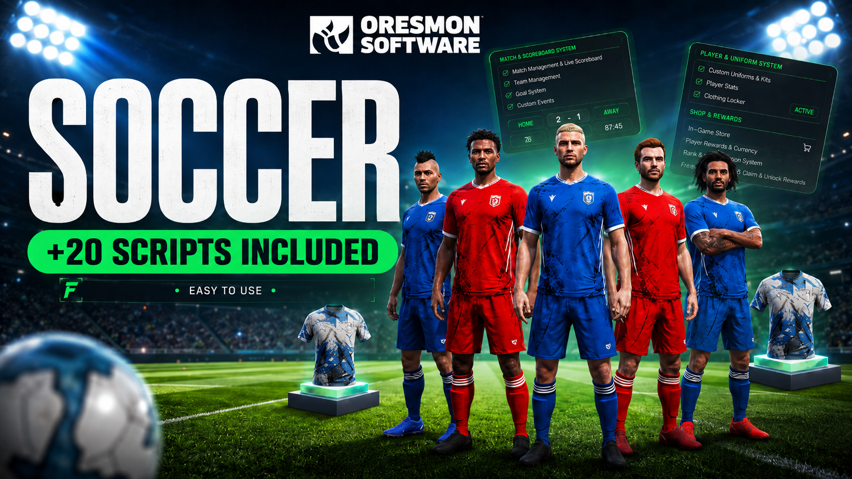 0R-Soccer — Advanced Soccer System + Map & Uniforms Open Source  | kibra