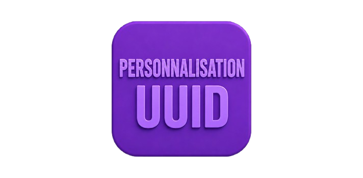 Personnalisation de l'uuid