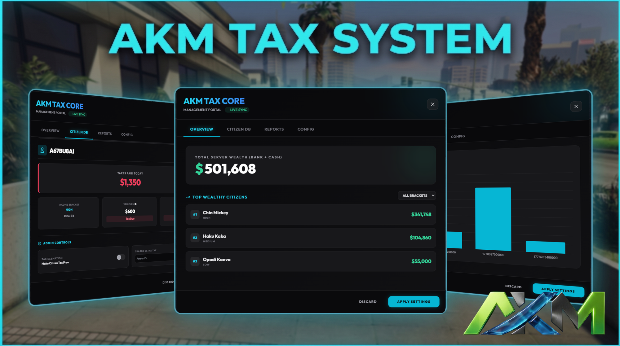 AKM Advanced Tax System (QB, Qbox, ESX)