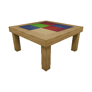 Toy Table I — cosmetic Furniture v2 item on the NovaVoid Cat Civilization Minecraft server