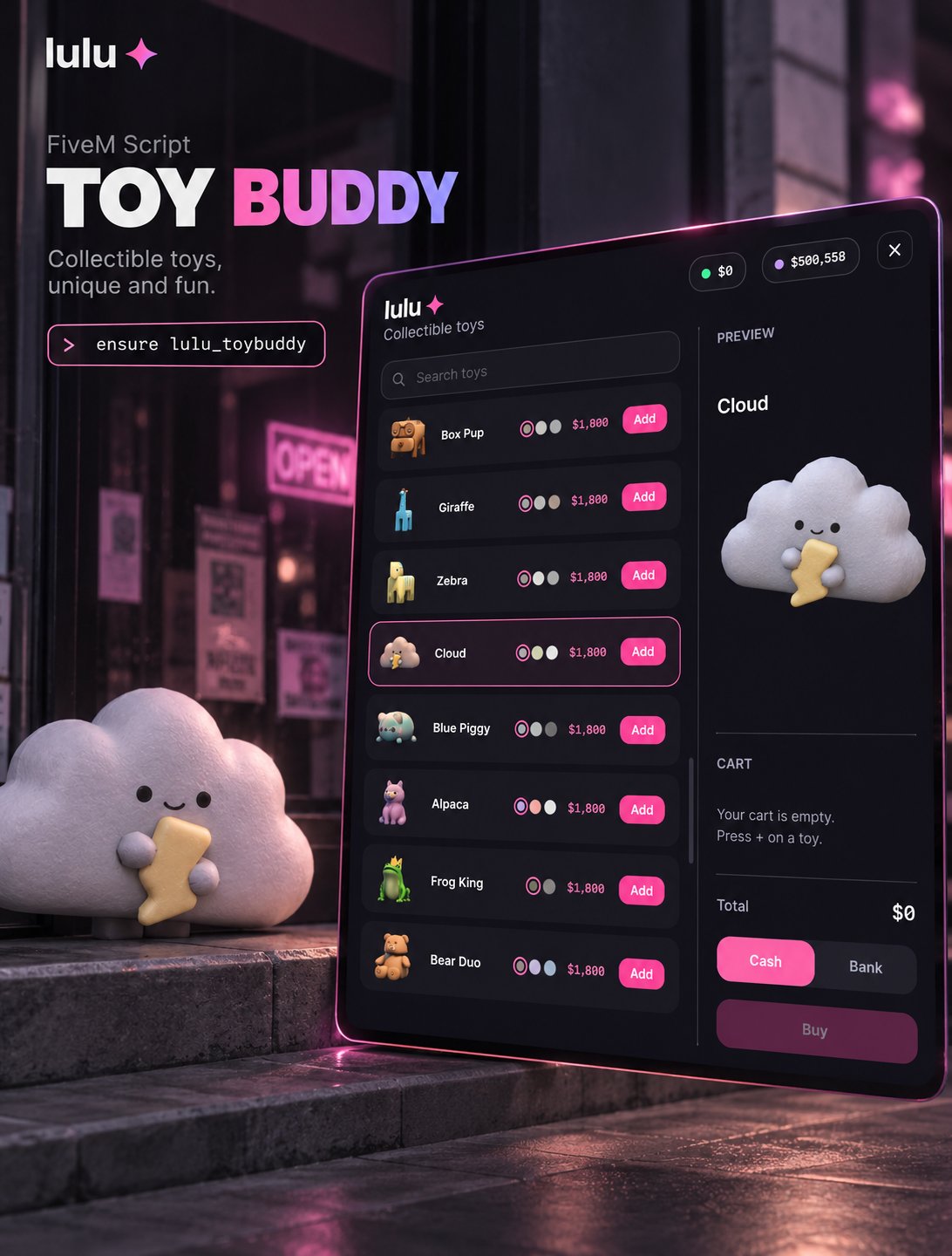 Scripting In Cloud Lulu script