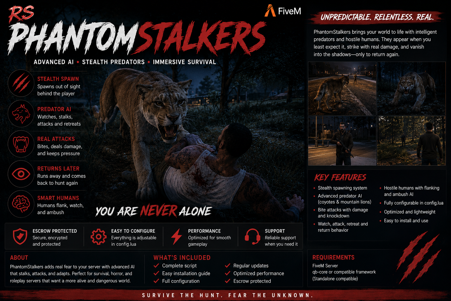 RS Phantom Stalkers - Animals & Human come 4 UR players