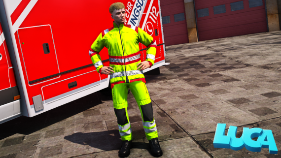 Luca Rettungsdienstuniform Pack Fire Department Duisburg