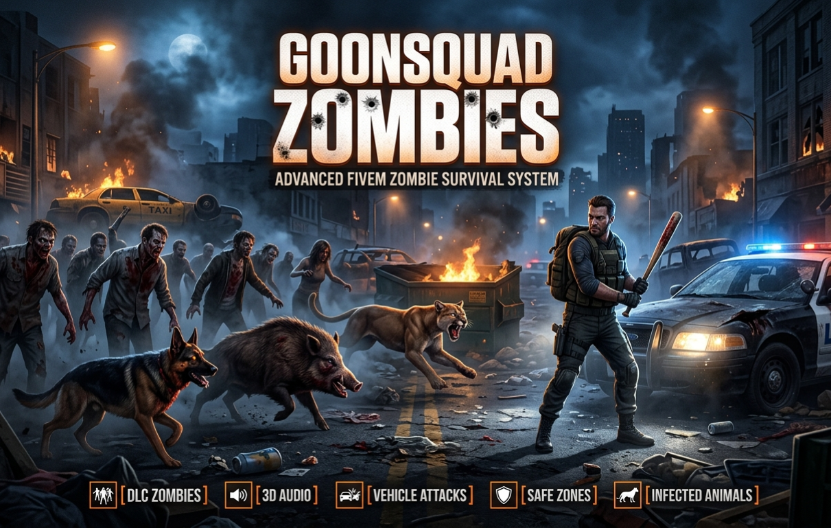 Goonsquad Zombies V3 | Advanced Zombie Survival System
