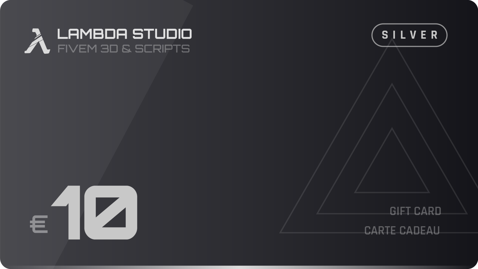 Asset FiveM - Carte Cadeau 10€ par Lambda Studio