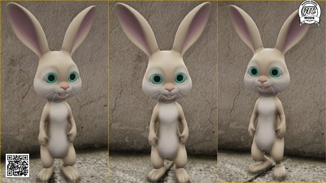 Cute Mini Bunny Ped (Fivem)
