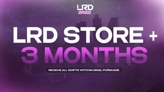 LRD STORE + | 3 MONTH