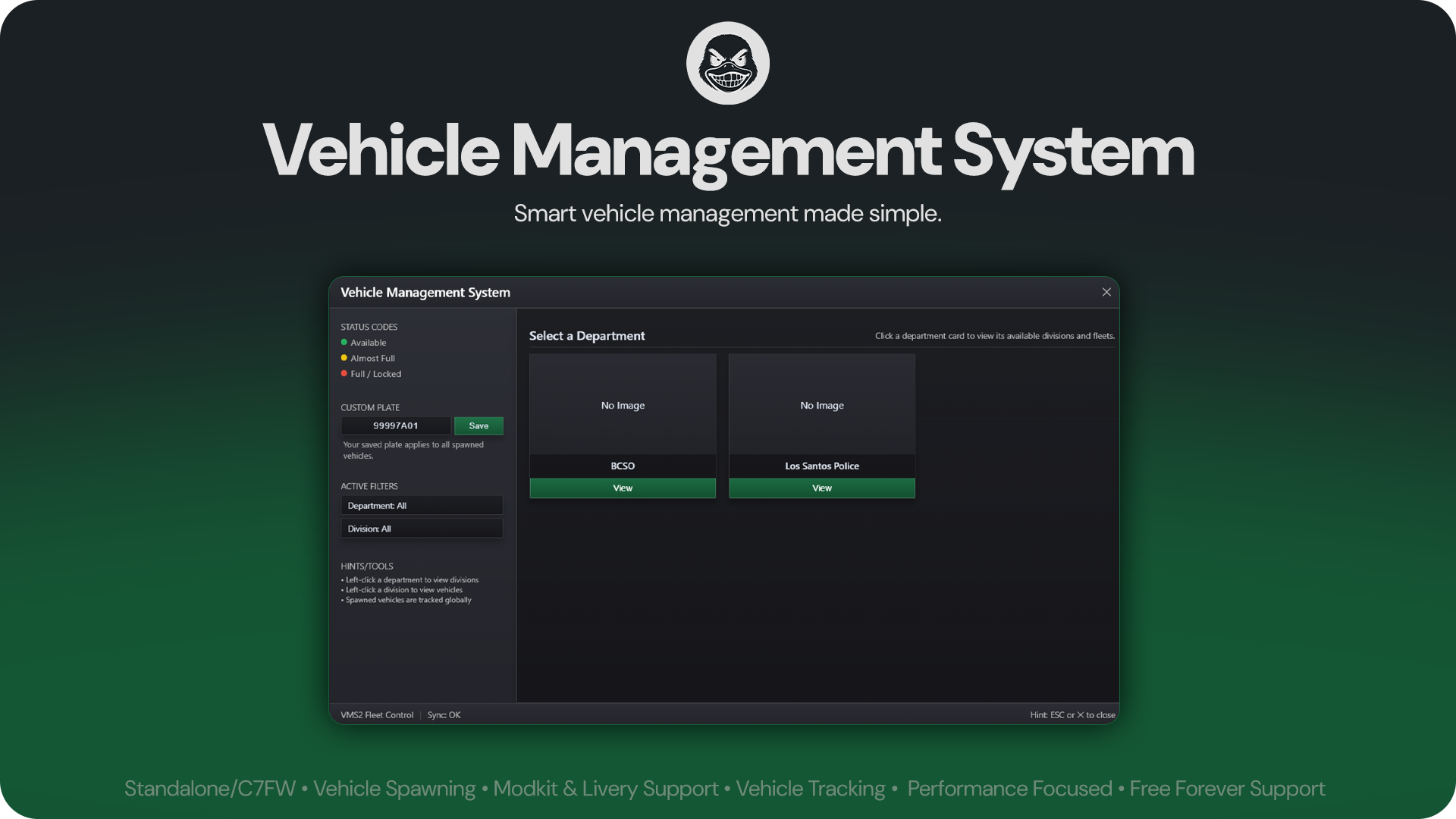 C7 Vehicle Management System 2 | FiveM (Standalone/C7FW)