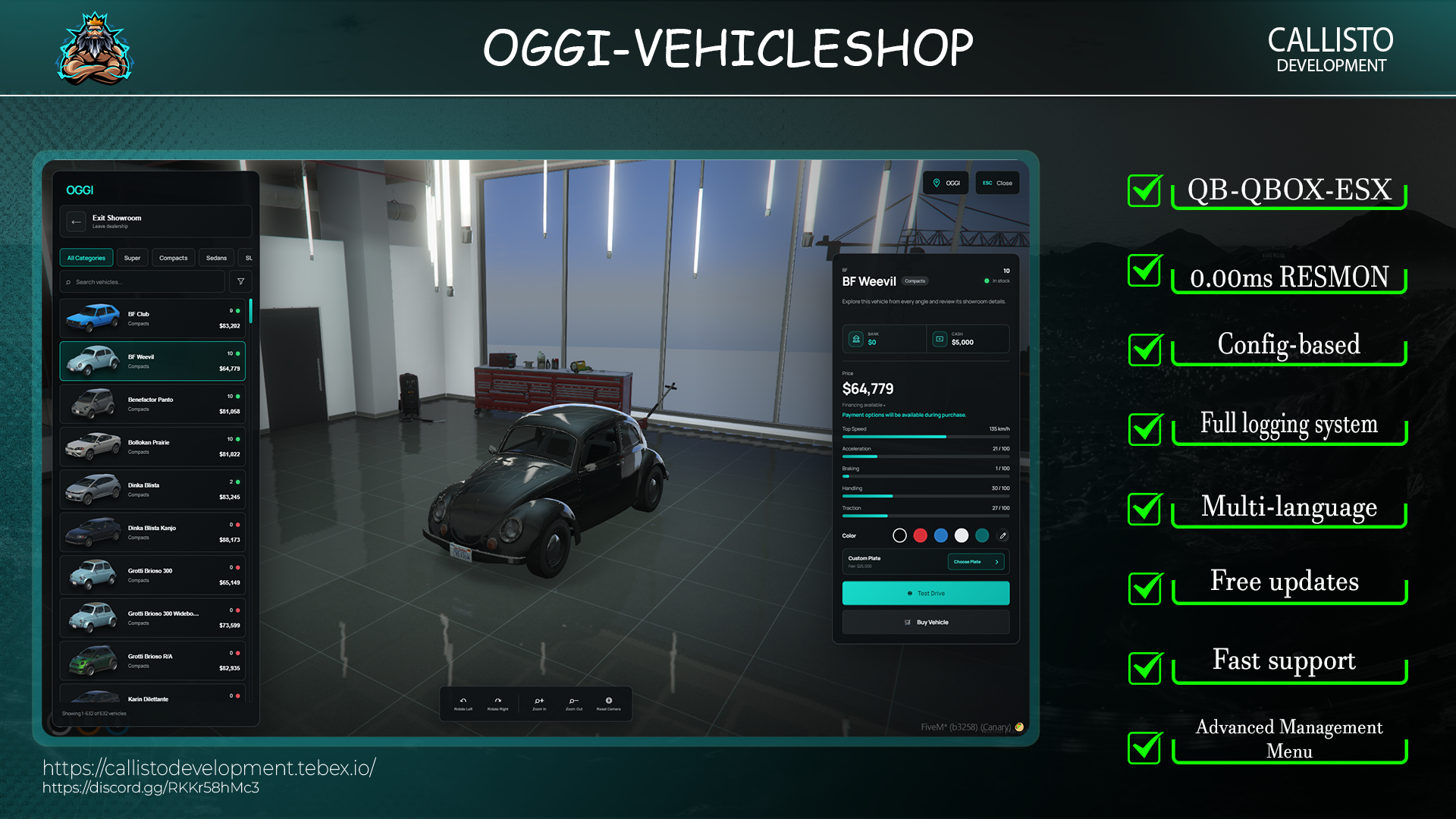 Oggi VehicleShop