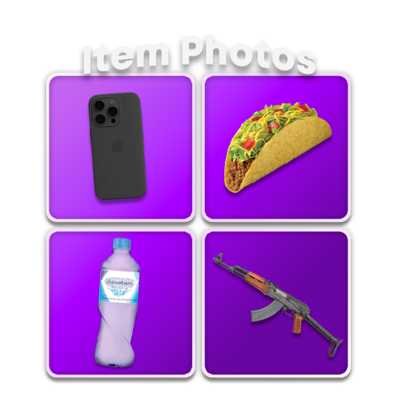 200+ Inventory Item Photo Pack