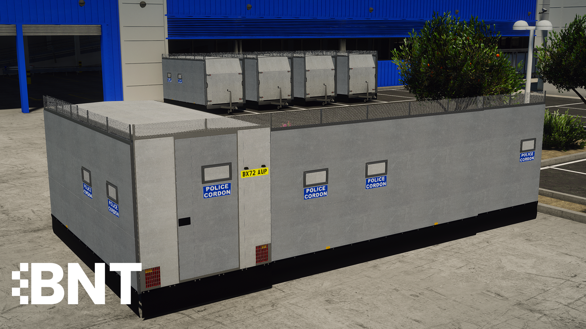 Police Cordon Trailer