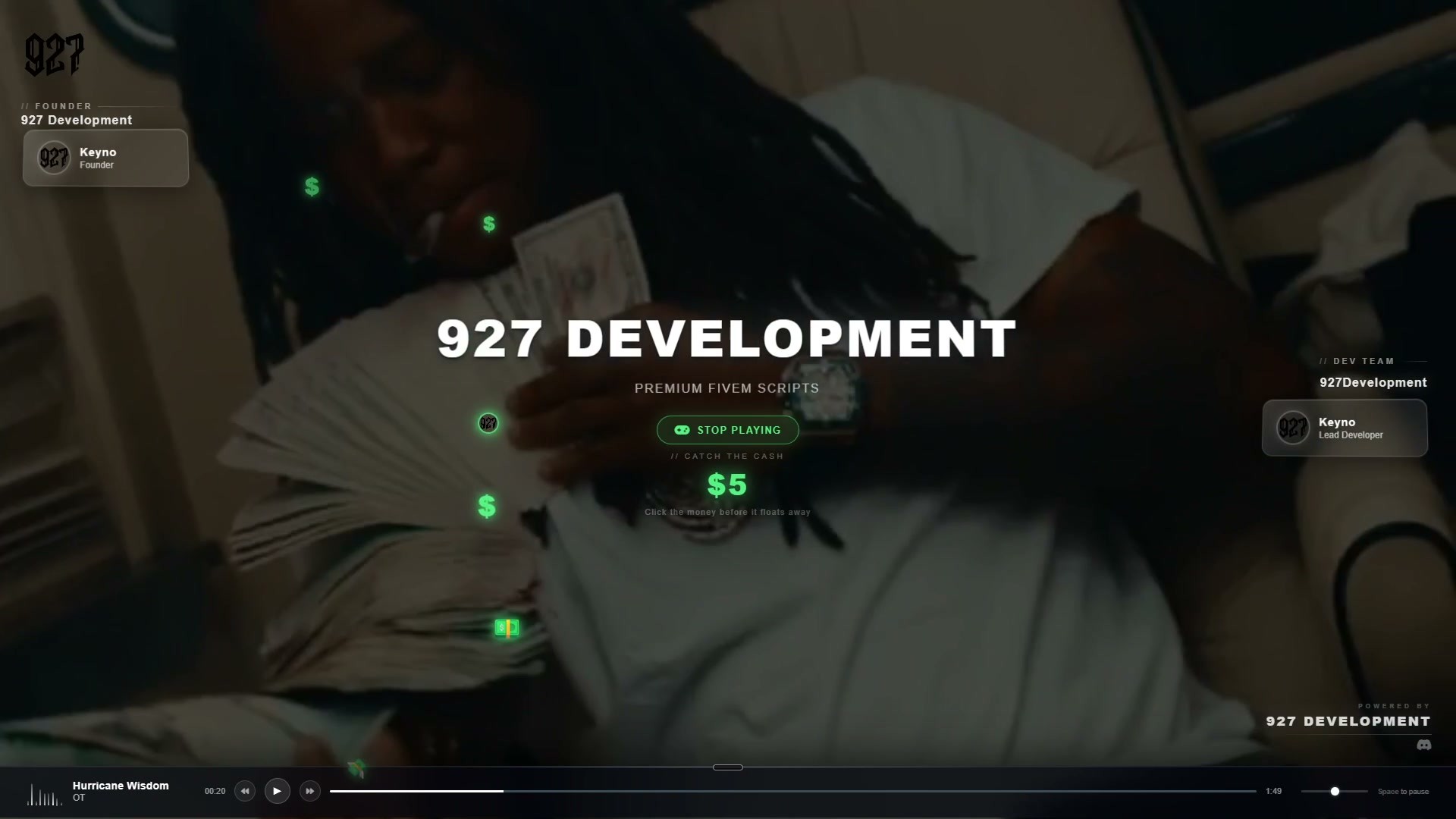 Free FiveM Loading Screen — 927 Mini-Game + Music Player [Standalone]