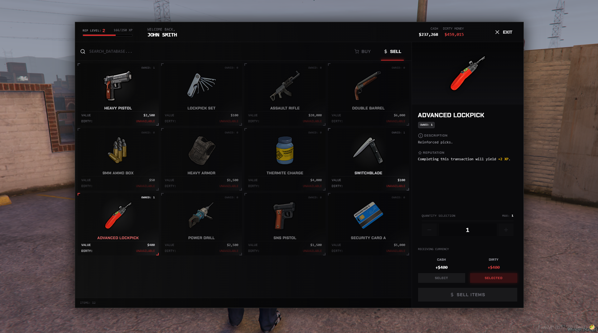 [Black Market (Red Theme)] QB-CORE QBOX ESX {fa-solid fa-unlock Open Source}