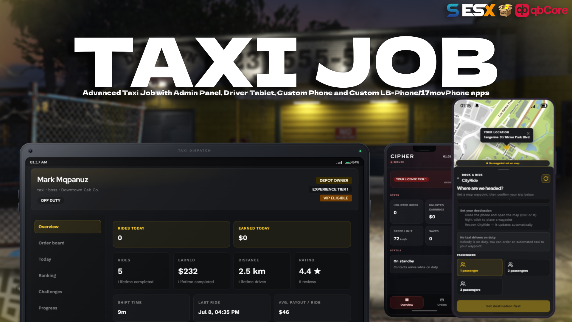 Advanced Taxi Job V2