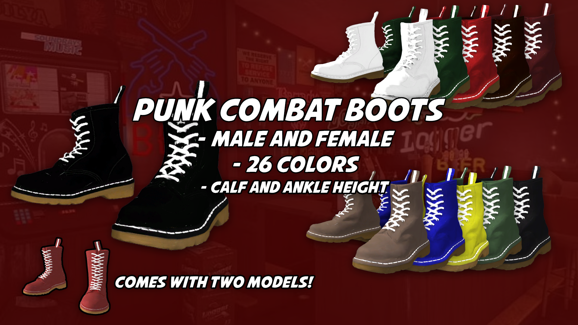British Skinhead/Punk Clothing Pack