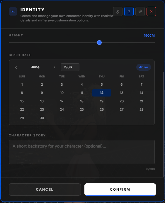 Characters With Admin Panel