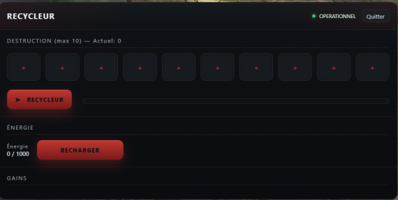 Recycler System