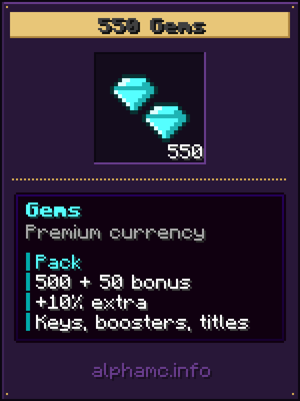 550 Gems
