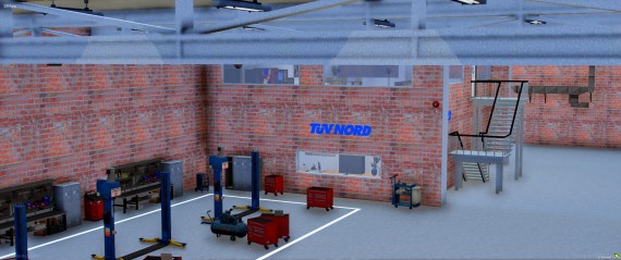 Kleine TÜV Werkstatt [Exterior + Interior]
