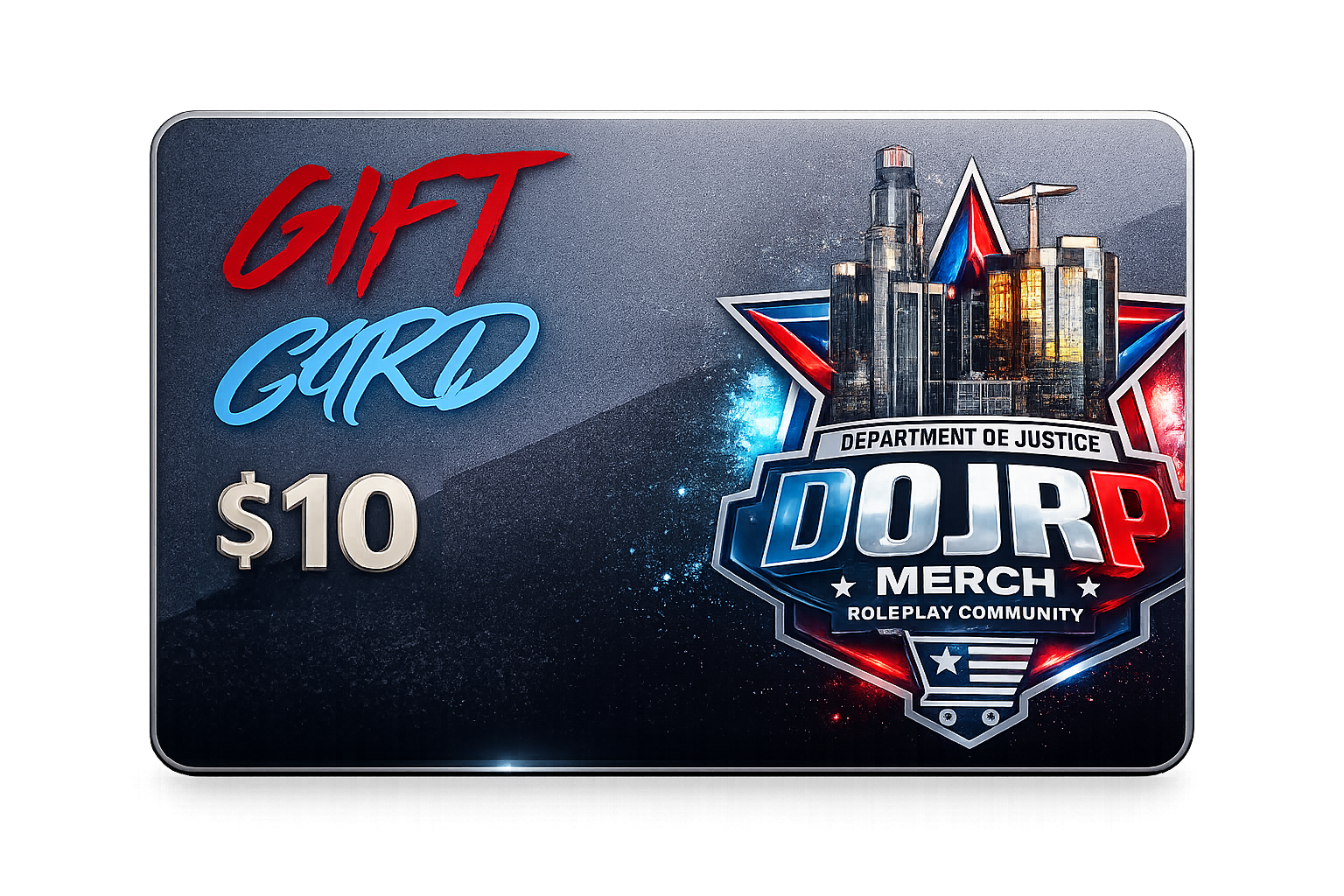 DoJRP $10 Gift Card