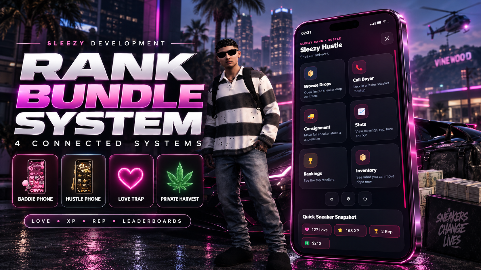 Sleezy Development • Rank Bundle System (Qbox)
