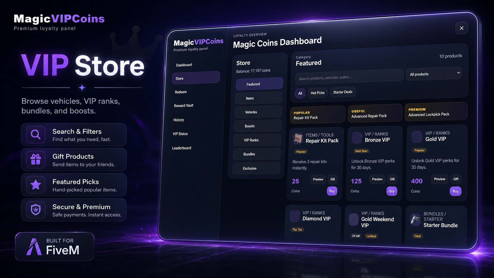 Magic VIP Coins
