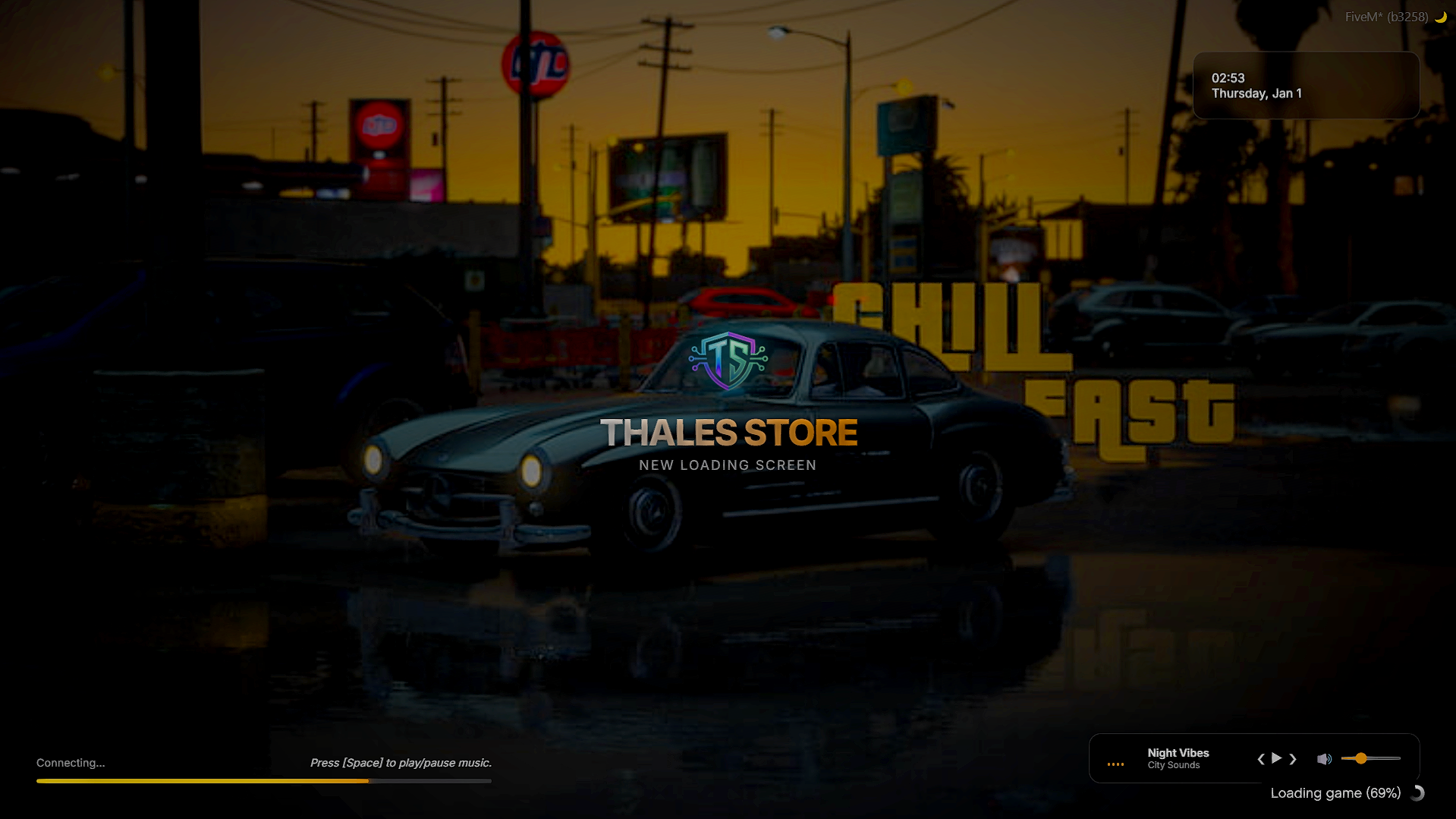 THALES - LOADING SCREEN [ESX/QBCORE]  [LIFETIME]  [CHEAP PRICE]