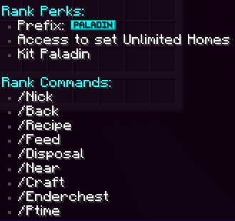 PALADIN Rank