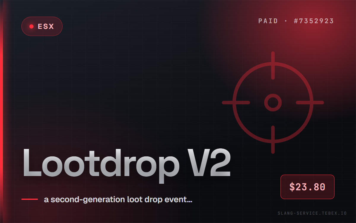 [ESX] Lootdrop V2