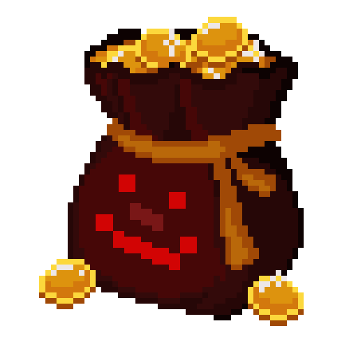 Dark Cucurucho Money Bag