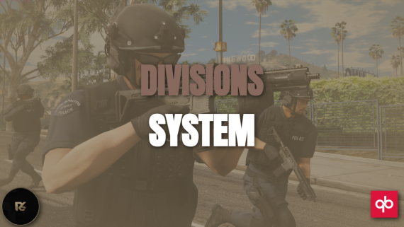 [QB/QBX/ESX] Police Divisions System