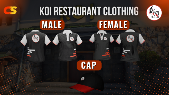 [Koi Restaurant EUP] Male Female { CLOTHING}