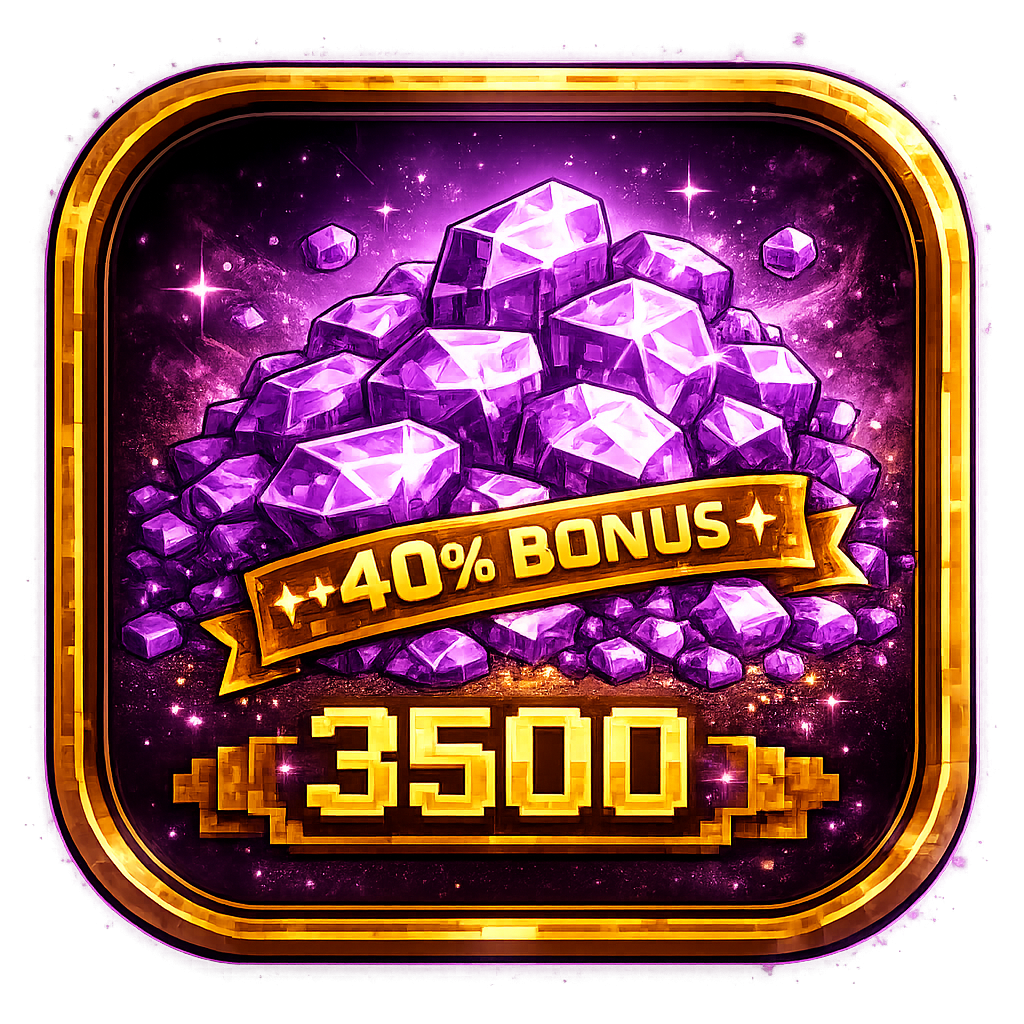 3,500 Gems (+40% BONUS)
