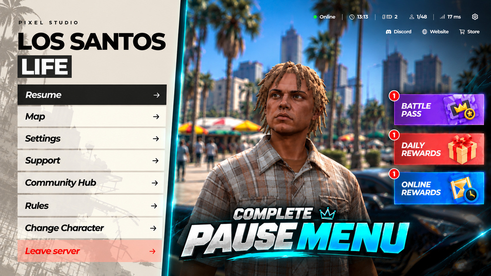 Complete Pausemenu | Open Source