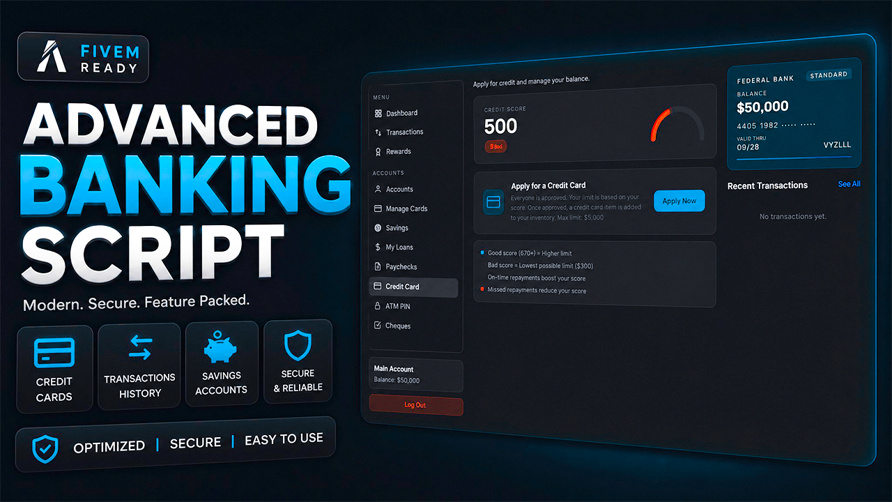 Civil Banking | Advanced FiveM Banking System