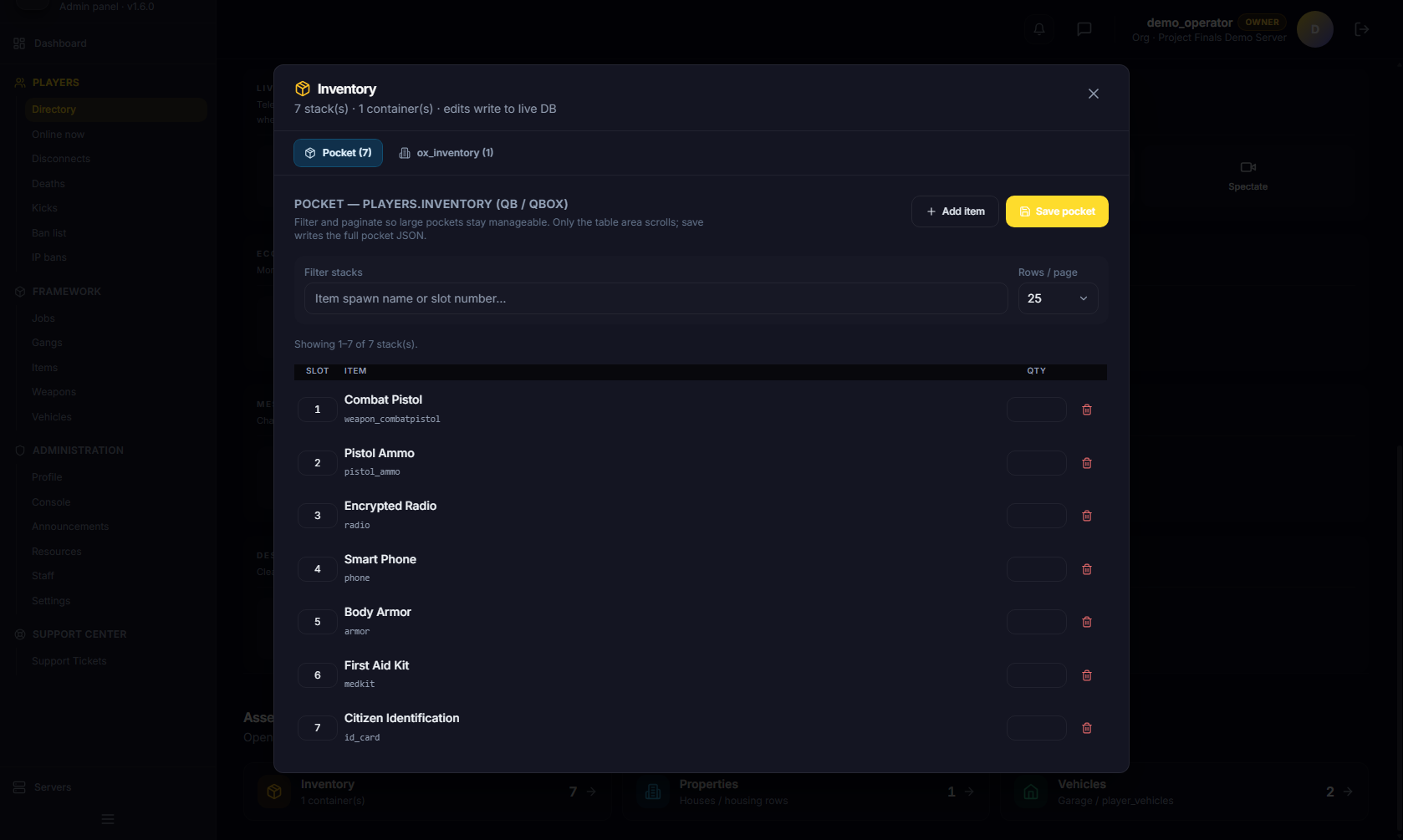 [Server Management Web Panel]QBCore QBox ESX Standalone{1 Month Trial}